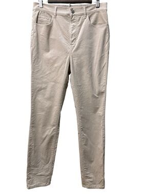 LOFT Women’s Straight Leg Corduroy Jeans in Light Taupe Beige 28/6